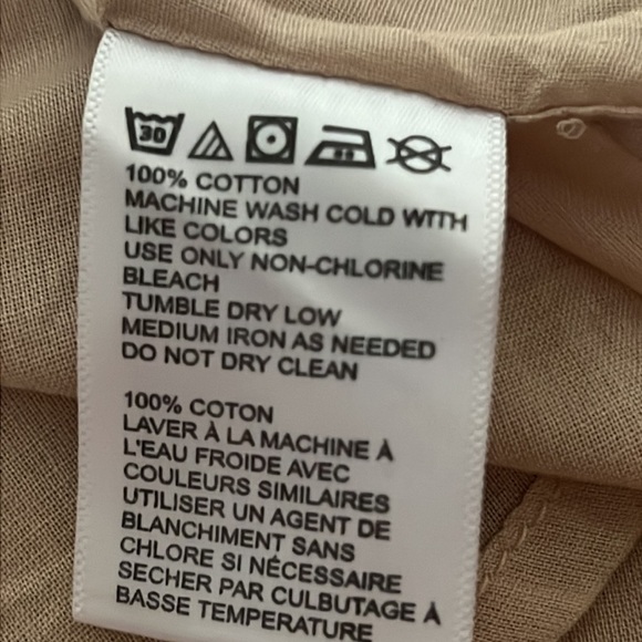 Urban outfitters western style sand sable buttoned down long sleeves men’s shirt - Picture 9 of 9